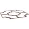 Ekena Millwork 33W x 33H x 38T Small Bradley Decorative Fretwork Wood Ceiling Panels, Walnut CELW33X33X0375BRDWA - alternate 5